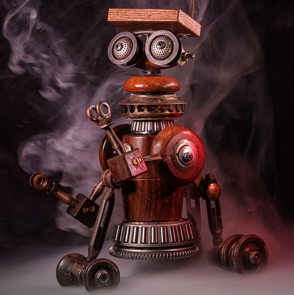 Junk Pile Robot Walnut Wally Junk Pile Robot Walnut Wally
