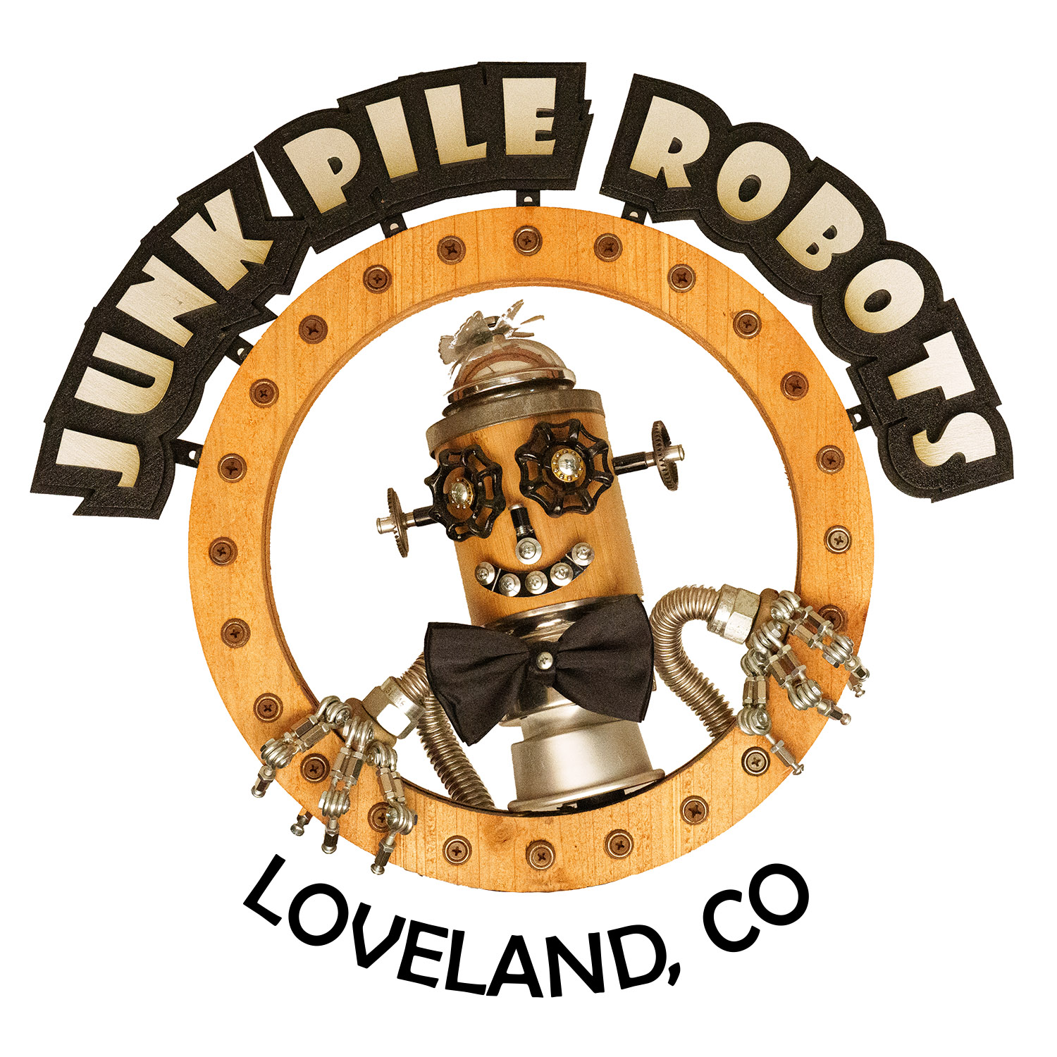 Junk Pile Robots Circle Logo